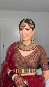 Premium bridal makeup in Mumbai by Riti Beauty for an elegant wedding day look