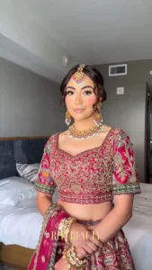 Reception makeup by Riti Beauty in Mumbai for an elegant wedding celebration look