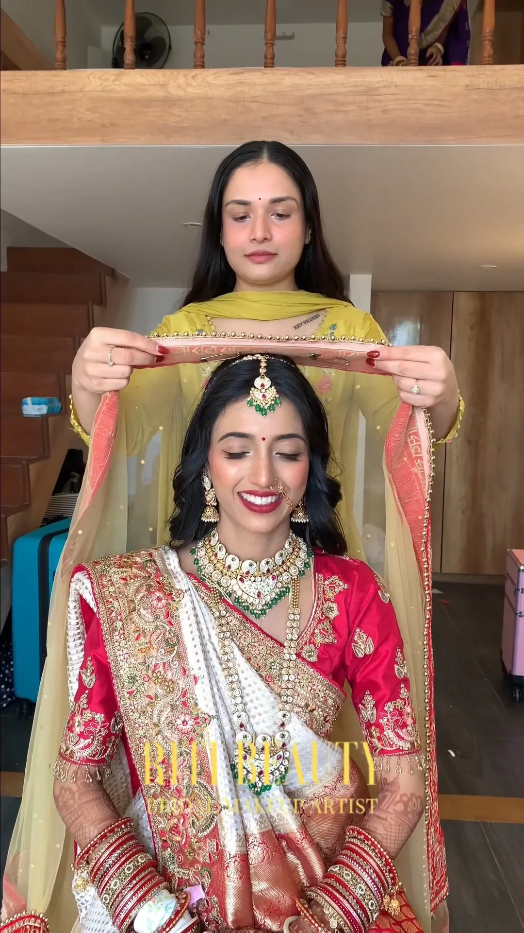 Bridal transformation by Riti Beauty in Mumbai