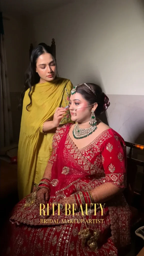 riti-beauty-creating-bridal-look-mumbai Riti Beauty creating a luxury bridal look in Mumbai