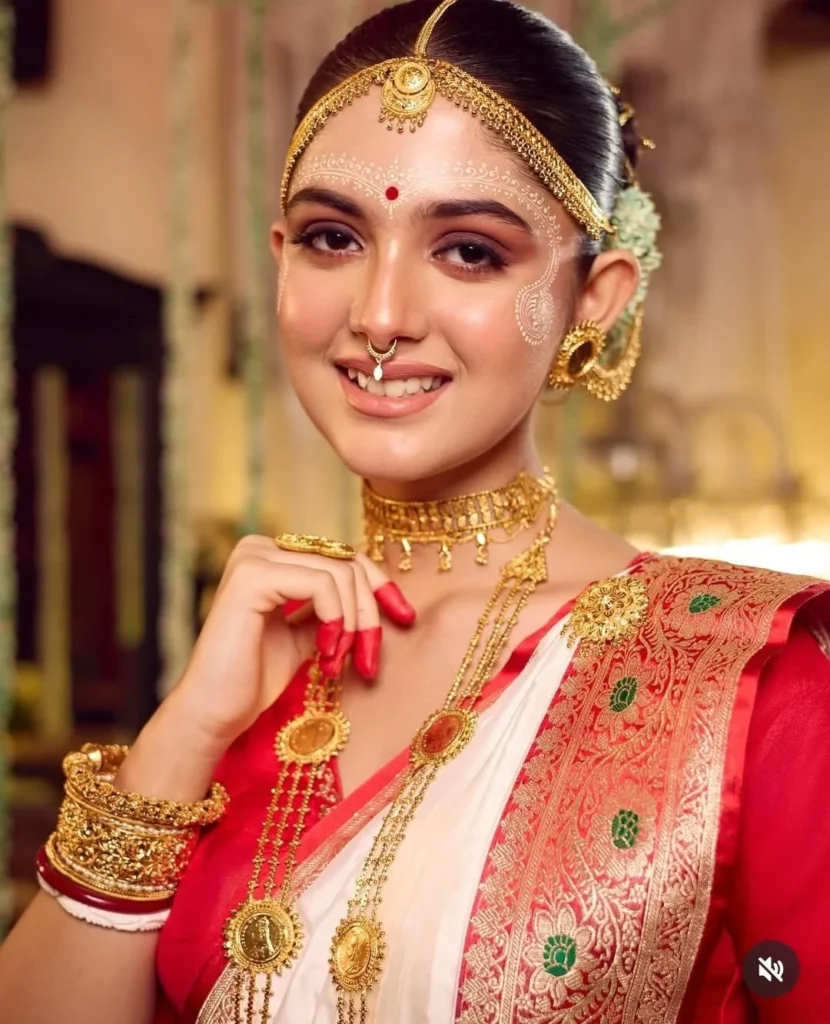 Bengali Bridal Makeup & Chandan Art